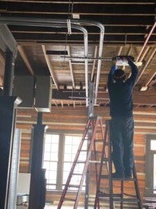 Interior electrical installation