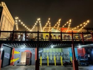 Outdoor night lighting commercial